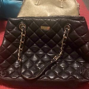 Black Kate spade bag.